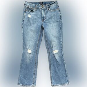 J. Crew Mid-Rise Flare Crop Jeans - Size 27/4 - EUC
